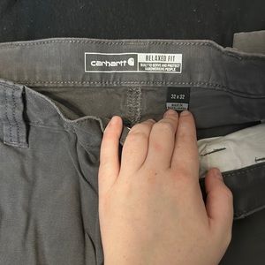 Men’s Carhartt rugged flex relaxed fit canvas work pants!